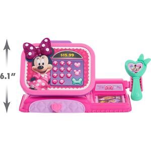 Disney Junior Minnie Mouse Bowtique Cash Register with Sounds- Pink